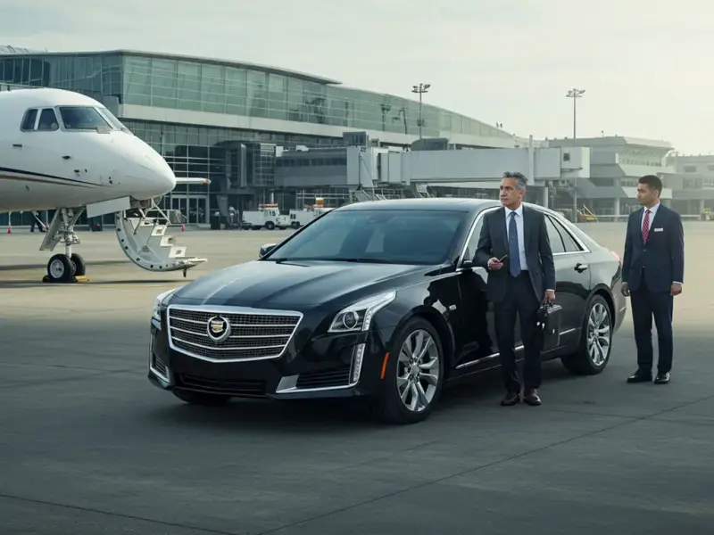 Woodland Park Limo & Car Service airport pickup vehicle